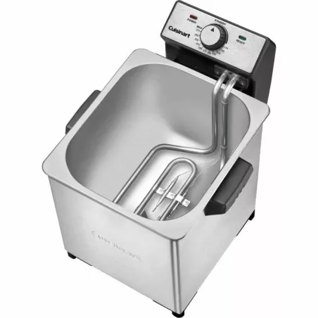 Freidora Compacta y Profunda de 2 Cuartos de Acero Inoxidable CUISINART CDF-130P1