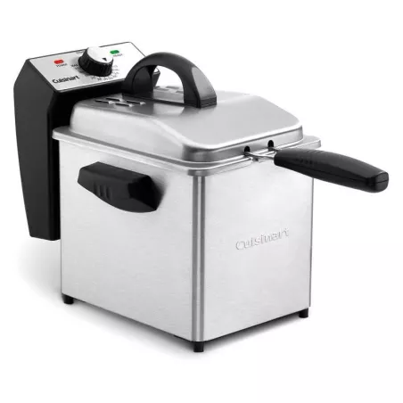 Freidora Compacta y Profunda de 2 Cuartos de Acero Inoxidable CUISINART CDF-130P1