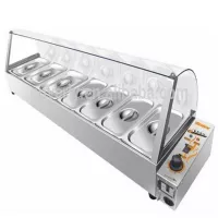 Bano Maria Electrico de 7 Fosas con Protector 220 V QUANTUM PRO VB-96