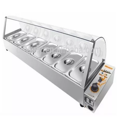 Bano Maria Electrico de 7 Fosas con Protector 220 V QUANTUM PRO VB-96