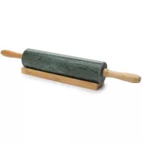 Rodillo de Marmol con Base de Madera de Color Verde FOX RUN BRANDS 3842