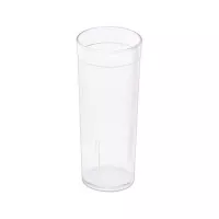 Vaso Tumbler de Policarbonato de 8 Onzas MASTER CHEF 8503 CLEAR