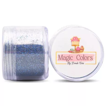 Diamantina Comestible Azul Oscuro de 10 Gramos MAGIC COLORS 7443006010421