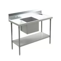Mesa con Pileta al Centro de 210 x 70 x 90 Centimetros QUANTUM PRO PL210C
