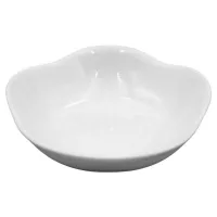 Plato de Porcelana para Salsa Diseno de Flor de 3 Pulgadas Blanco CATER MAX 11513