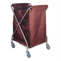 Carro Plegable de Tela para Lavanderia 60 x 63 x 101 Centimetros MASTER CHEF 90.3203C