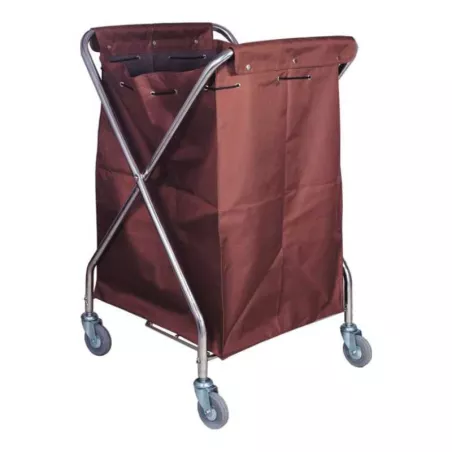 Carro Plegable de Tela para Lavanderia 60 x 63 x 101 Centimetros MASTER CHEF 90.3203C