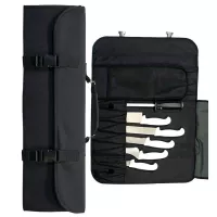 Estuche Porta Cuchillos, Capacidad 7 Cuchillos, Color Negro MASTER CHEF KBG-10