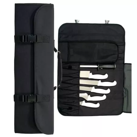 Estuche Porta Cuchillos, Capacidad 7 Cuchillos, Color Negro MASTER CHEF KBG-10