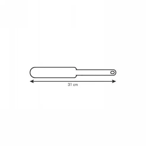 Espatula para Crepas Space Line de 31 Centimetros, Color Negro TESCOMA 638023