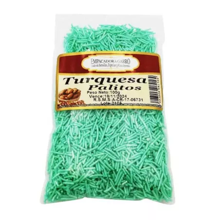 Confitillo de Turquesa de Palitos de 100 Gramos MAGIC COLORS 7443006082169