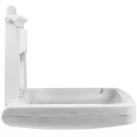 Cambiador para Bebe Horizontal, Color Plateado RUBBERMAID FG781888LPLAT 2
