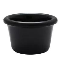 Ramekin de 1.5 Onzas con 2.5 Pulgadas de Diametro, Color Negro THUNDER ML534BL1