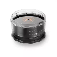 Prensa Ajustable Plastica para Hamburguesa de Color Negro OUTSET Q114