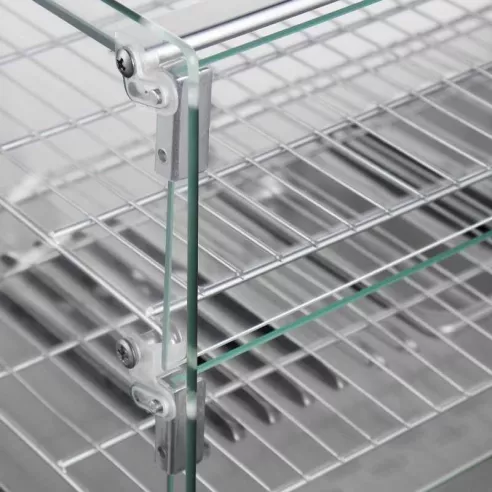 Urna Caliente Recta de 2 Niveles de 56 x 36 x 38 Centimetros QUANTUM PRO HDR250C