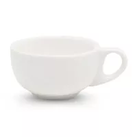 Taza Miqueta para Capuchino de Porcelana de 100 Mililitros Blanca ARNI S4692