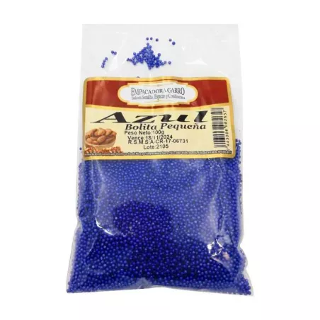 Confitillo Azul de Bolitas Pequenas de 100 Gramos MAGIC COLORS 7443006082657