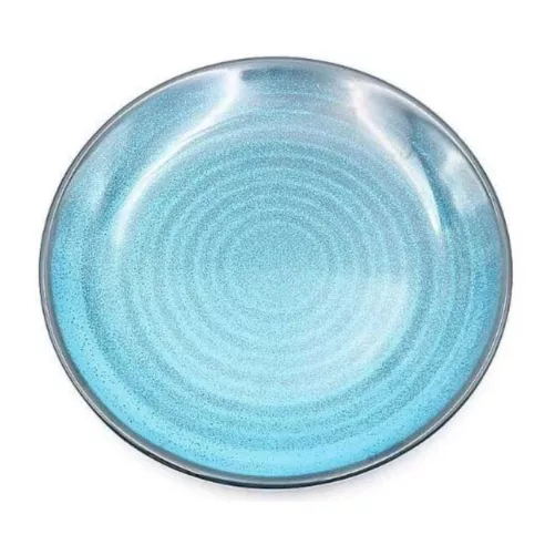 Plato Redondo de Melamina de Color Verde de 10 Pulgadas MASTER CHEF B005-GN