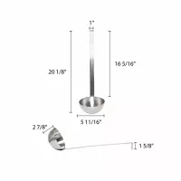 Cucharon de Acero de 24 Onzas THUNDER SLTL011