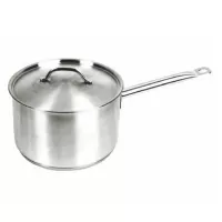 Olla Salsera de Acero Inoxidable con Tapa de 8.5 Quartos MASTER CHEF SP-85