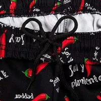 Pantalon para Chef, Diseno de Chiles, Talla M, Color Negro y Rojo CHECKEDOUT 820217-M 2