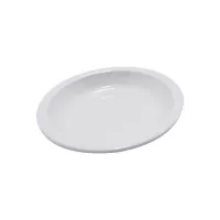 Plato Hondo de Melamina de 7-1/2 Pulgadas de Color Blanco MASTER CHEF V-19-WHITE
