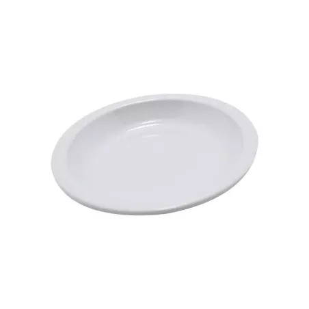 Plato Hondo de Melamina de 7-1/2 Pulgadas de Color Blanco MASTER CHEF V-19-WHITE