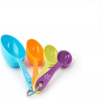 Juego Cucharitas de Medir Plasticas, Colores Surtidos. FOX RUN BRANDS 4842 2
