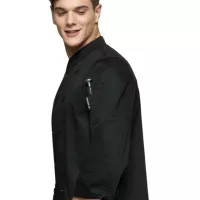 Gabacha de Color Negro Talla L CHECKEDOUT U142C0100A-L