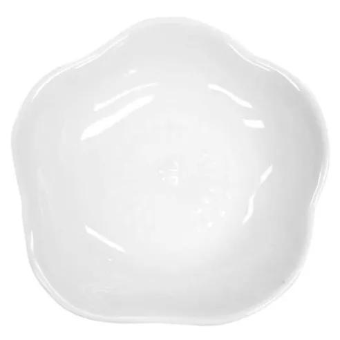 Plato de Porcelana para Salsa Diseno de Flor de 3 Pulgadas Blanco CATER MAX 11513