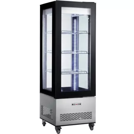 Vitrina Refrigerada de 4 Niveles de 65 x 65 x 190 Centimetros QUANTUM PRO VVRC-400