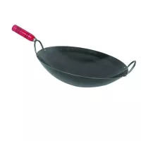 Wok de Hierro con Mango de Madera THUNDER IRWC007