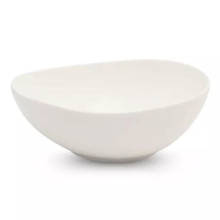 Bowl Ovalado de Porcelana 7.5 Pulgadas Blanco ARNI C1423