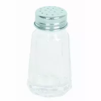 Salero de Vidrio con Tapa Hongo de Acero Inoxidable de 1 Onza THUNDER GLTWPS001