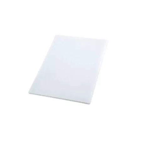 Tabla de Picar de Policarbonato de Color Blanco de 12 x 18 x 1/2 Pulgadas MASTER CHEF 1218WH
