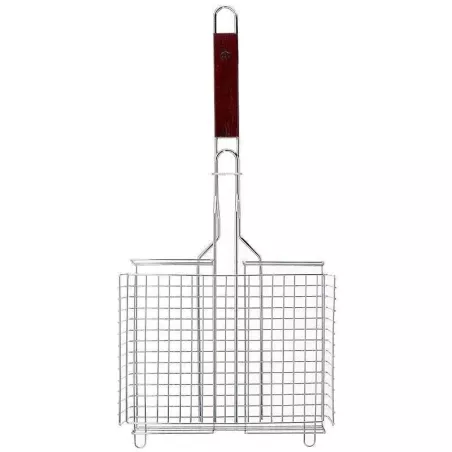 Canasta para BBQ Cromada con  Agarradera de 26 Pulgadas OUTSET QC71