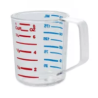 Taza para Medir de Policarbonato Gravada de 8 Onza / 1 Taza RUBBERMAID FG321000CLR