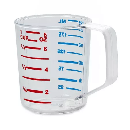 Taza para Medir de Policarbonato Gravada de 8 Onza / 1 Taza RUBBERMAID FG321000CLR