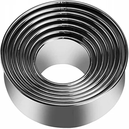 Cortador de Acero Inoxidable Redondo, Set de 7 Piezas MASTER CHEF 0760864