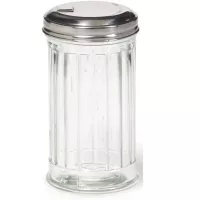 Azucarera Plastica con Tapa de Acero Inoxidable de 12 Onzas MASTER CHEF SK-SFP