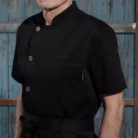 Gabacha De Chef Clasica De Manga Corta, Talla XL CHECKEDOUT CU106D0200A-XL 2