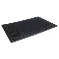 Alfombra de Bar de Color Negro de 12 x 6 Pulgadas MASTER CHEF JW-GSM