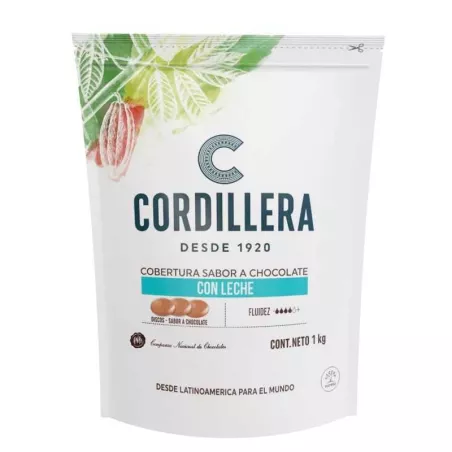 Cobertura de Chocolote con Leche de 1000 Gramos CORDILLERA 1055300