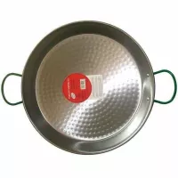 Paellera de Hierro Pulido de 34 Centimetros VAELLO 0134