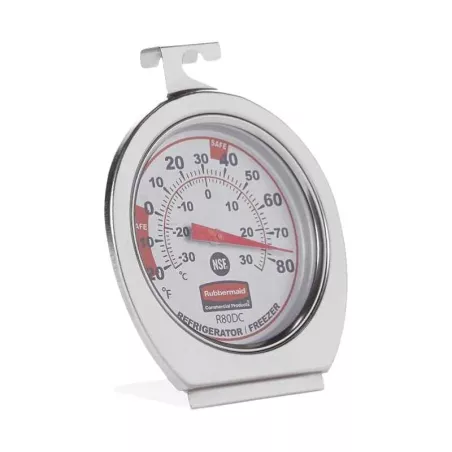 Termometro de Acero Inoxidable para Refrigerador - Congelado RUBBERMAID FGR80DC