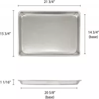 Bandeja de Aluminio de 16 x 22 Pulgadas THUNDER ALSP1622 2