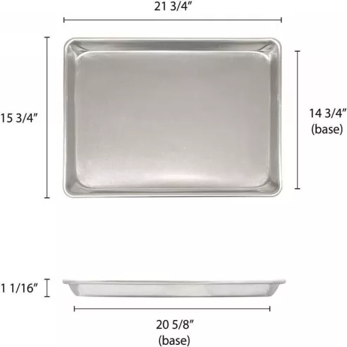 Bandeja de Aluminio de 16 x 22 Pulgadas THUNDER ALSP1622