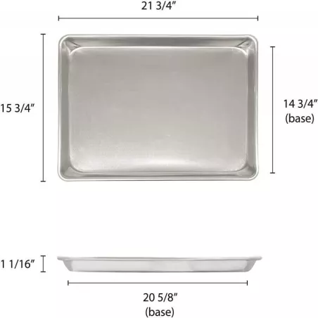 Bandeja de Aluminio de 16 x 22 Pulgadas THUNDER ALSP1622