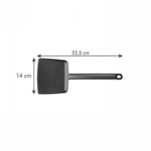 Espatula Solida Volteadora Ancha de  Nylon de 32 Centimetros TESCOMA 638019