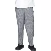 Pantalon de Chef  de Cuadros Pequenos Talla M CHECKEDOUT U202C8500H-M